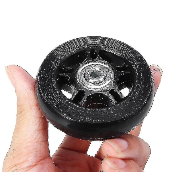 2-pakning Koffert Erstatningshjul Gummi Svinghjul Hjul Lager Reparasjonssett Wyelv 60mm*18mm