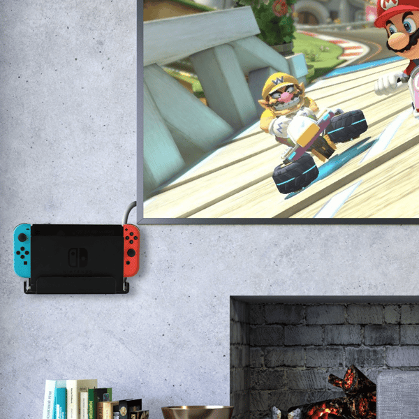 Vægmonteringsholder til Nintendo Switch Dockingstation