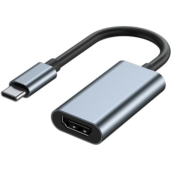 USB C - HDMI -sovitin näytölle, 4K HDMI - USB C -läppäritelakka