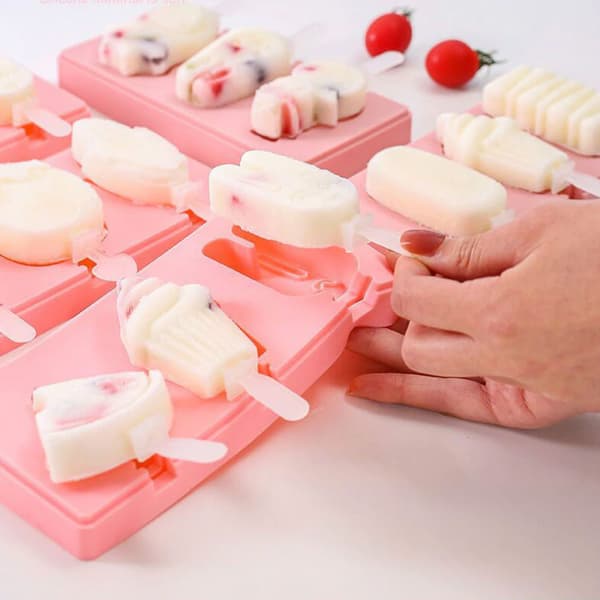 Glassform for 3 is - Lag dine egne ispinner hjemme rosa