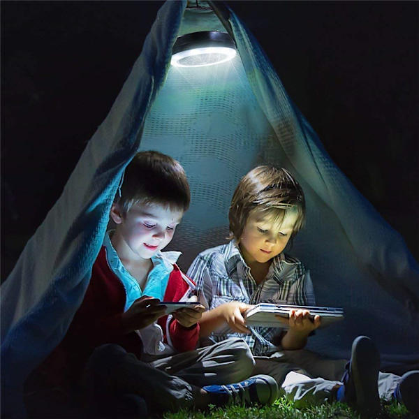 Camping ventilator lampe USB tre i en ventilator lampe LED multifunktionel teltlampe udendørs pendellampe