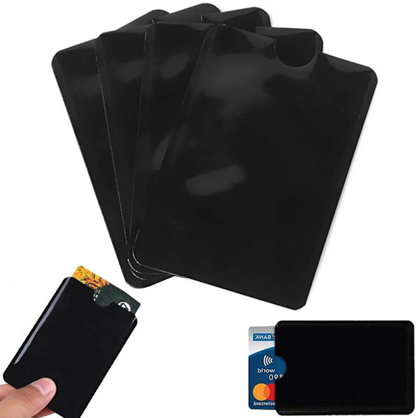 4 kpl Korttikotelo - RFID-suojattu