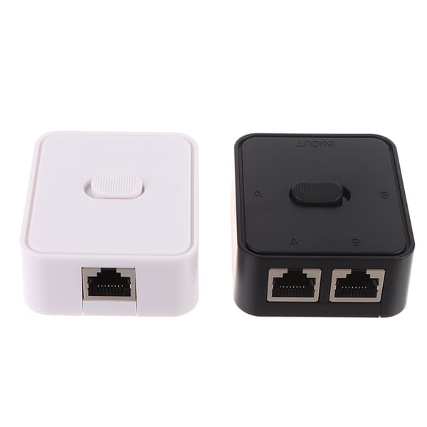 2 Port Gigabit Netværksswitch RJ45 CAT 5/6 LAN HUB Netværksswitch
