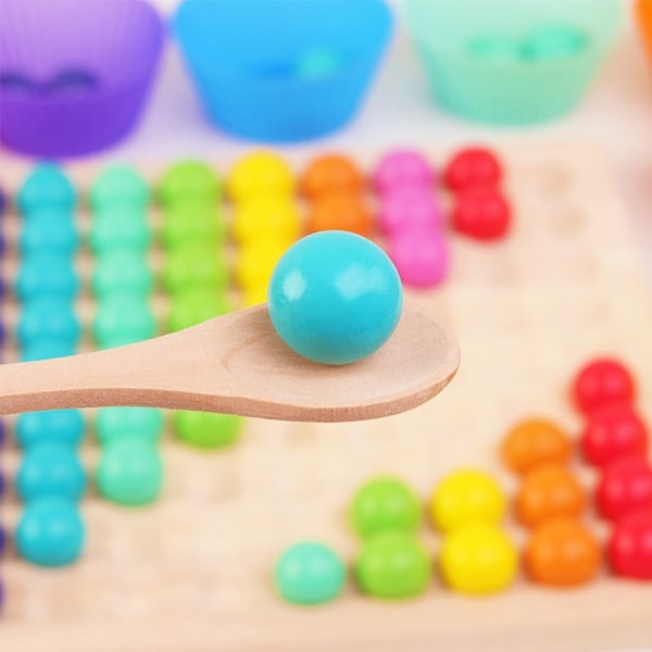 Go-spillsett i tre Dots Shuttle Beads Brettspill Leke for