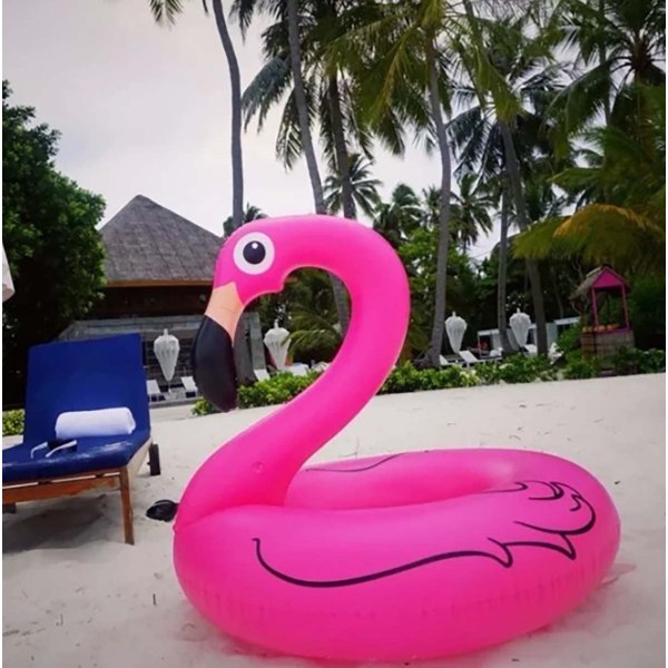 Flamingo Badeleke Oppblåsbar Badeleke Luftmadrasser 116cm