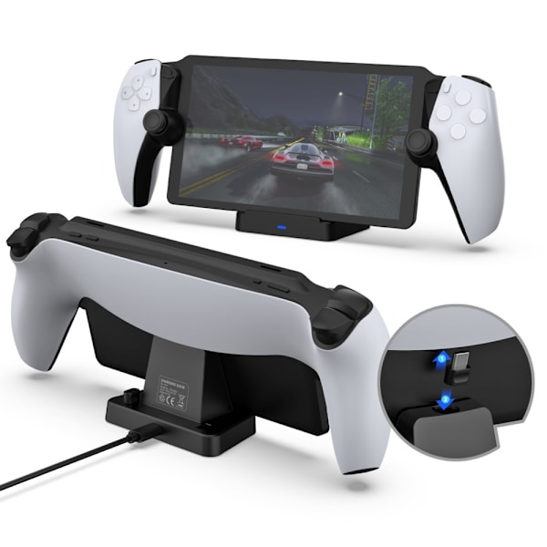 DOBE Sony Playstation Portal Ladestation Sort