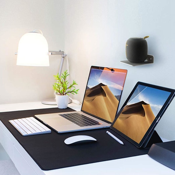 2x Seinähylly Kaiutinteline, pieni seinähylly Kaiutinpidike Bluetooth-kaiuttimille, matkapuhelimille, leluille