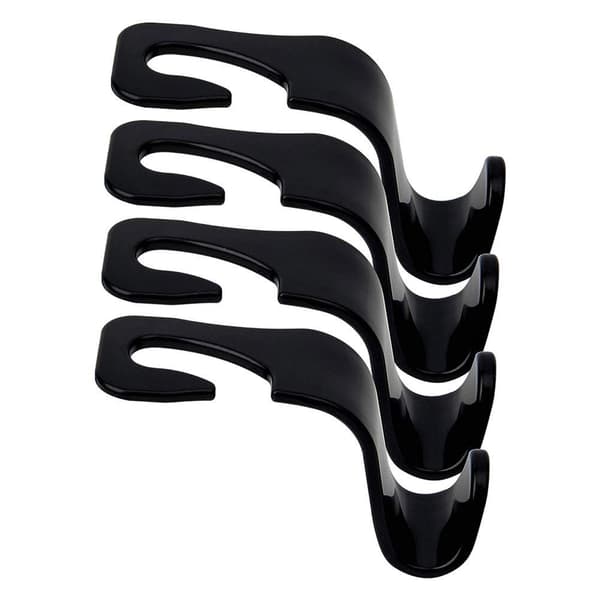2/4/6/8 st Bil Baksäte Nackstöd Hängare Förvaringskrokar För Varor blackA 1pc 6pcs