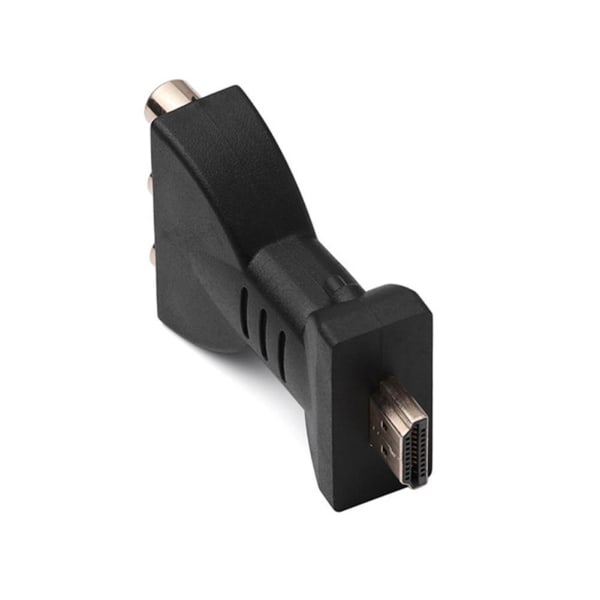 HDMI-kompatibel manlig till 3 RCA kvinnlig komposit AV-videoljud för T