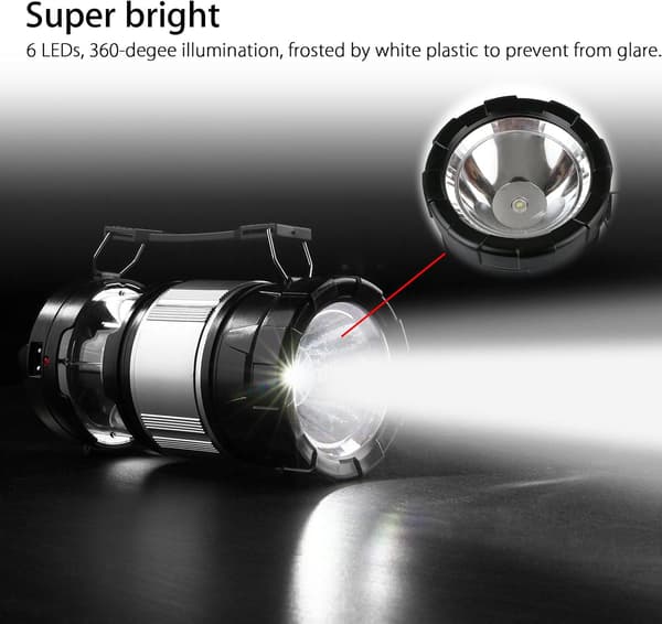 Campinglygte, Ultra Bright, Vandafvisende