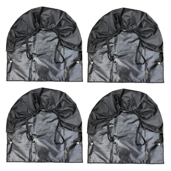 4-pack Vattentäta Däcköverdrag för Reservhjulssläp Husbil Däck Diameter 80cm