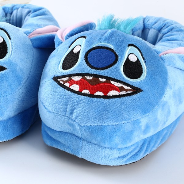 Stitch Lilo Tossut Pehmotossut Lämpimät Liukumattomat Kotiin Sisäkäyttöön