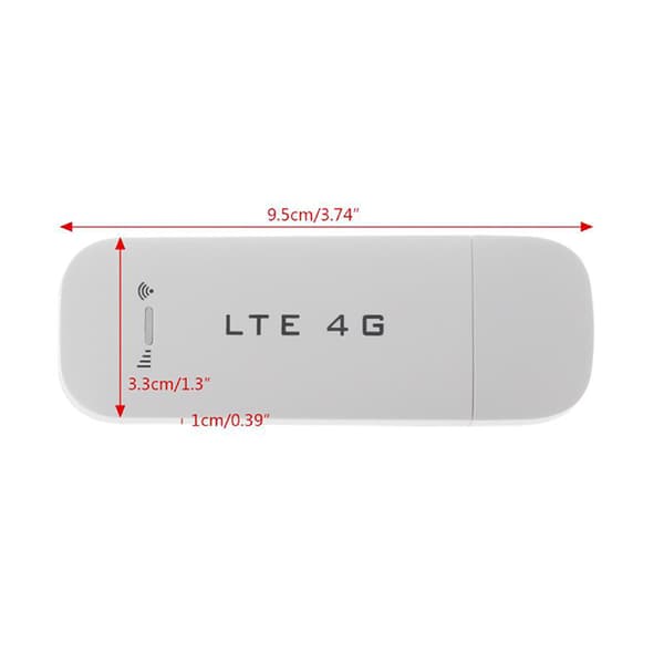 4G USB Mobil Trådlöst Bredband 100Mbps Plug-in Sändare Black