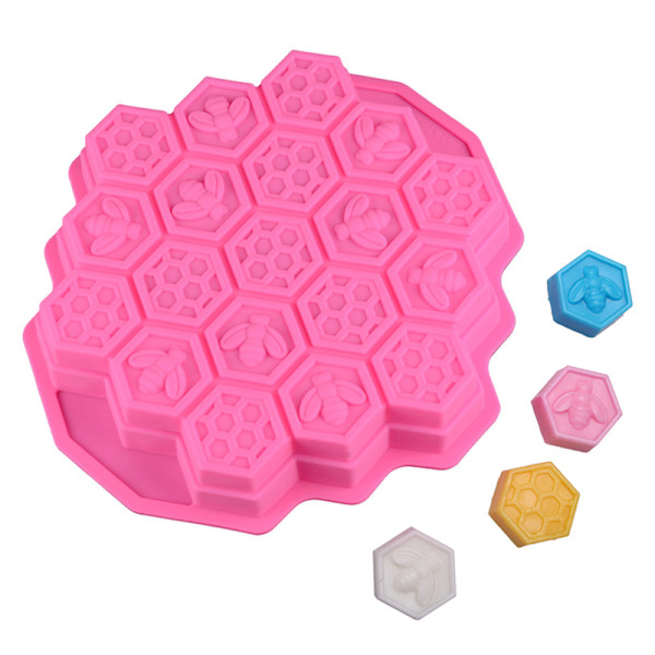 19-huls honeycomb form Biform Form DIY Slikkage Bageværktøj