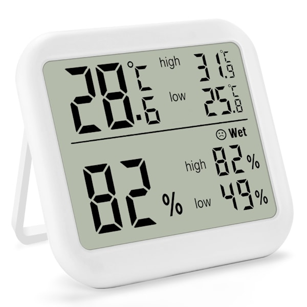Inomhus/utomhus termometer, digital hygrometertermometer