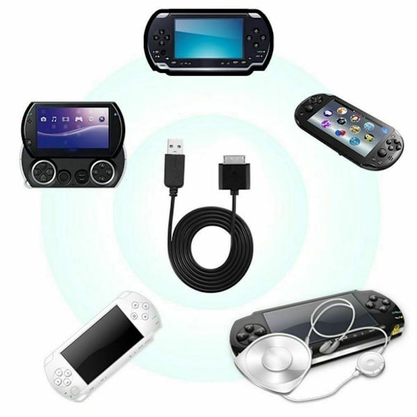 Sony PS Vita 1000 PSV1000 Data Synkronisering Lader Kabel Spiltilbehør