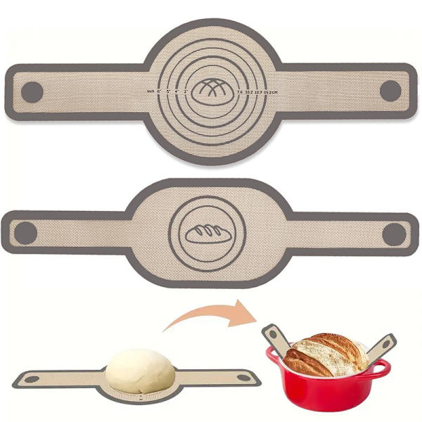 2-pakke Silikone, Non-stick, Lange Håndtag