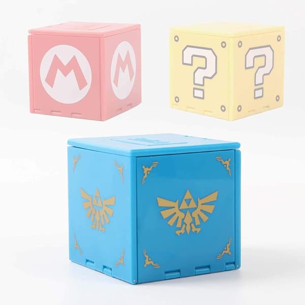 Nintendo Switch etui, opbevaringsboks til spilkortholder, spilkortholder til Nintendo Switch-spil med 16 rum (zelda blå)