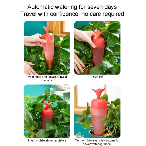 Automatisk vanningssett for planter med dryppvanning Automatisk vanning
