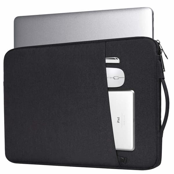 Laptopfodral 14.1 tommer/15.4 tommer lærred Black