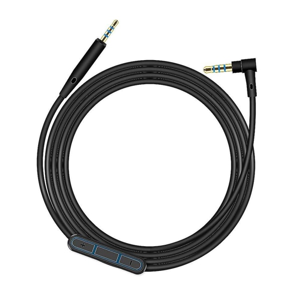 Ofc erstatningskabel for stereolydkabel forlengelseskabel for Sennheiser Pxc550 Pxc480 Pxc 550 480 Mb660 Mb 660 Uc Ms hodetelefoner (med mikrofon)