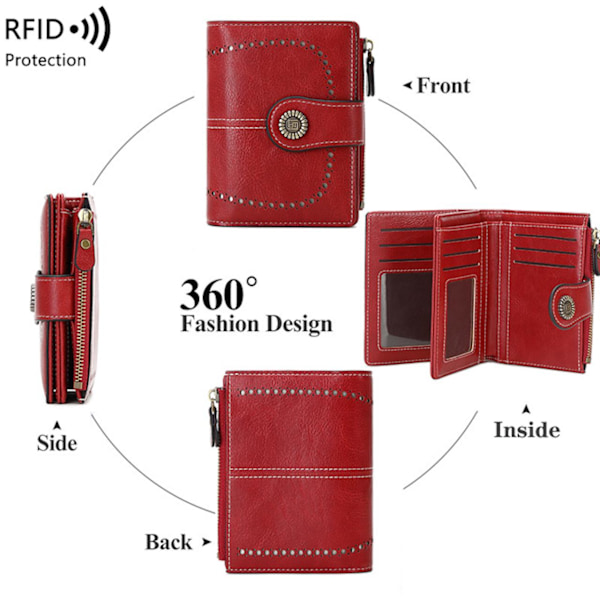 RFID pieni korttilompakko black