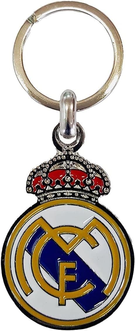 Nøglering med Real Madrid Logo, Fodboldklub Logo Legering Nøglering