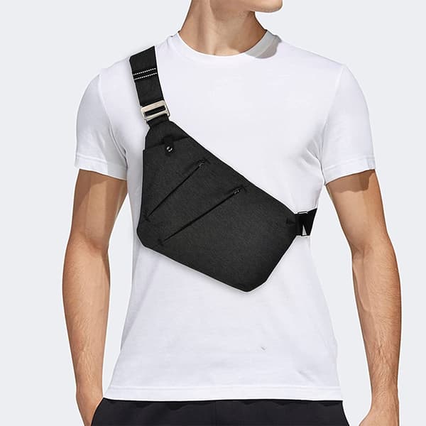 Tyverisikker Cross Bag Lett Ryggsekk for Reiser
