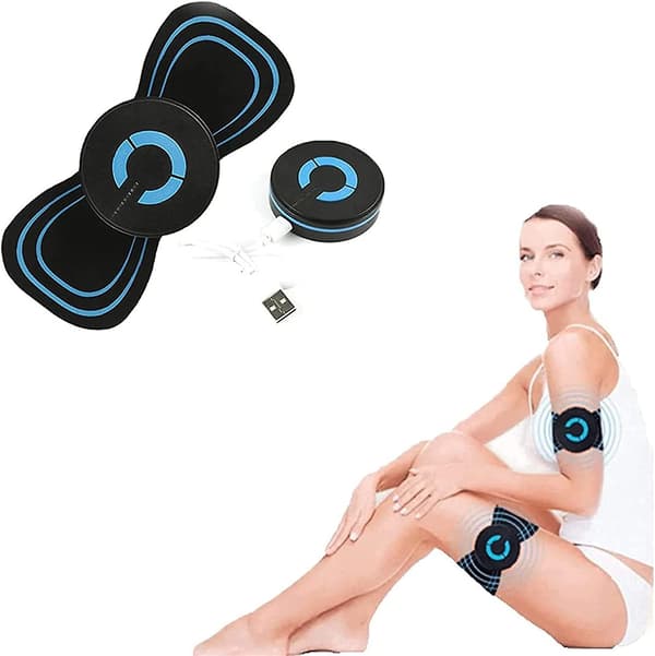Bärbara elektriska massageplåster Muskelstimuleringstränare