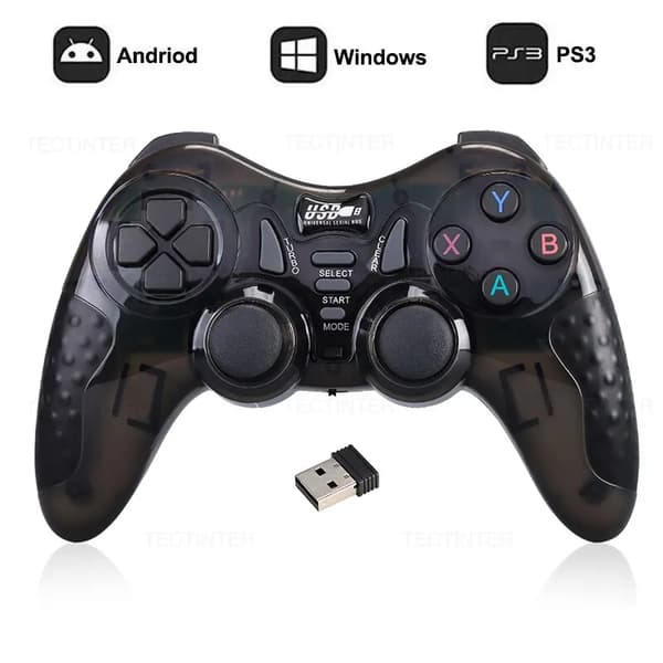 Trådløs spilcontroller til PS3 PC til TV-boks/Android-telefon Gamepad