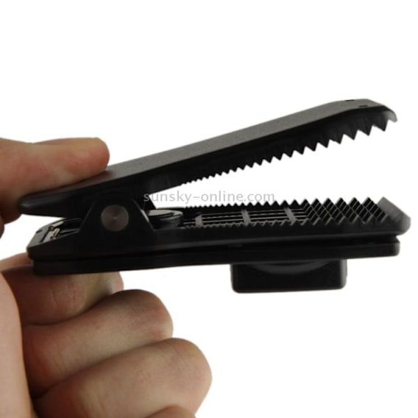 360° Justerbar Klemme Quick Release Beslag Sort