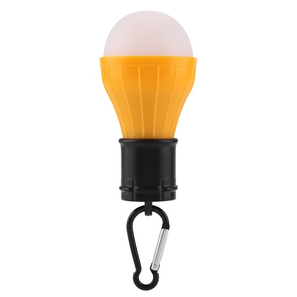 Mini Bærbar 3 LED Telthængende Lygte Udendørsfiskeri Campinglampe (Gul)