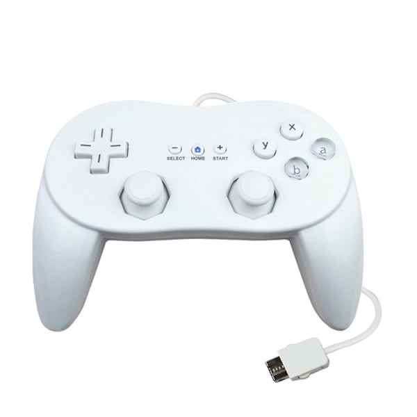 Wii Classic Controller Pro Valkoinen parantaa pelikokemusta