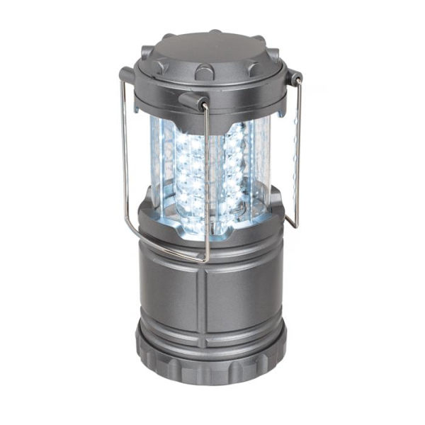 Campinglampe Lanterne / Teltlampe - Lampe til camping silver