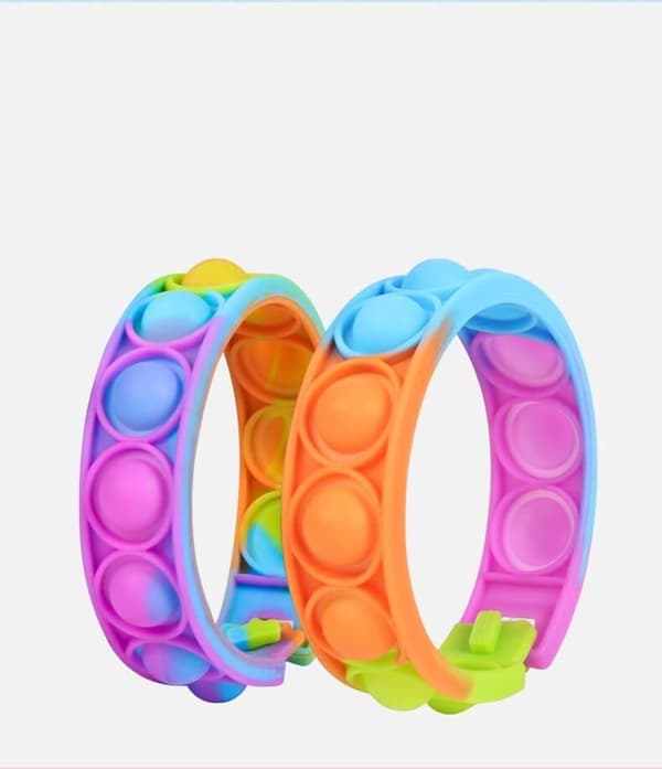 Pop it Fidget Lelu - Useita Värejä & Malleja - Rannekoru - Monivärinen