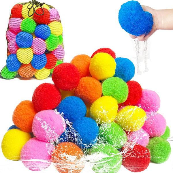 5 cm barns simbassäng strand vattenballong vattenkamp vatten bomull boll leksak 30pcs ball