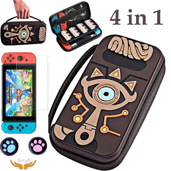 Switch Zeld Fodral Kompatibelt med Nintendo Switch jungle green
