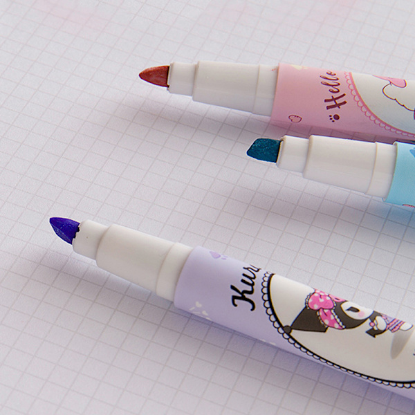e Sanrio Highlighter 6 Boxed Høj kvalitet farveblyant