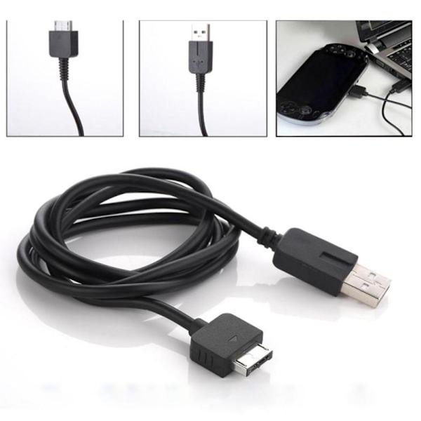 Sony PS Vita 1000 PSV1000 Data Synk Laddare Kabel Speltillbehör