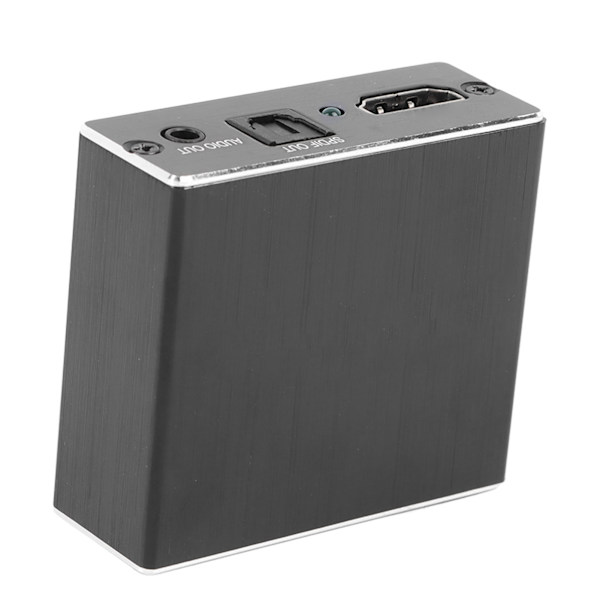 HD Multimedia Interface Splitter 3,5 mm Lydgrensesnitt 5.1 Kanals Signal Ekstraktor Konverter for TV Stereo Spillkonsoller
