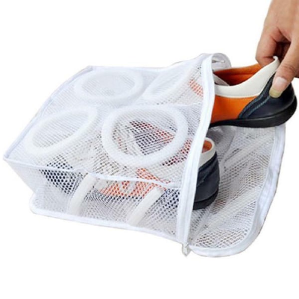 Vasketaske Sko Vask Mesh Net Sneakers Beskyttelsespose
