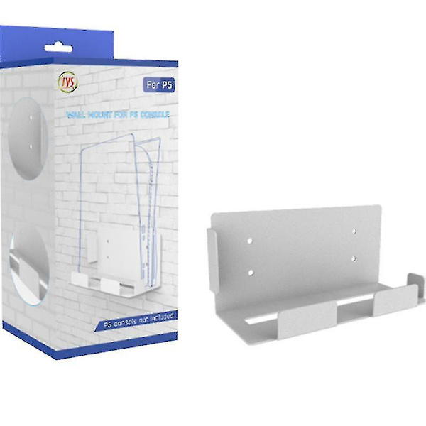 Veggfeste for PS5-konsoll Veggmontert universal P5-spillkonsoll Oppbevaringsfeste Universal PS5-konsoll