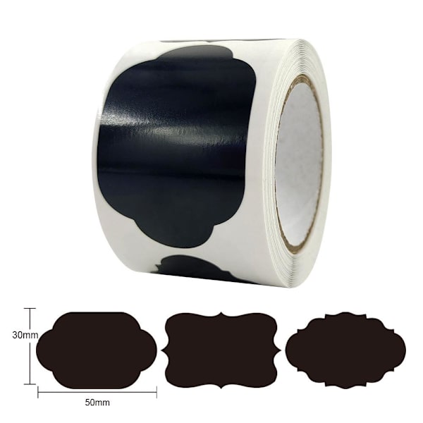 150 st Tavletiketter Griffeletiketter Burkar + Penna