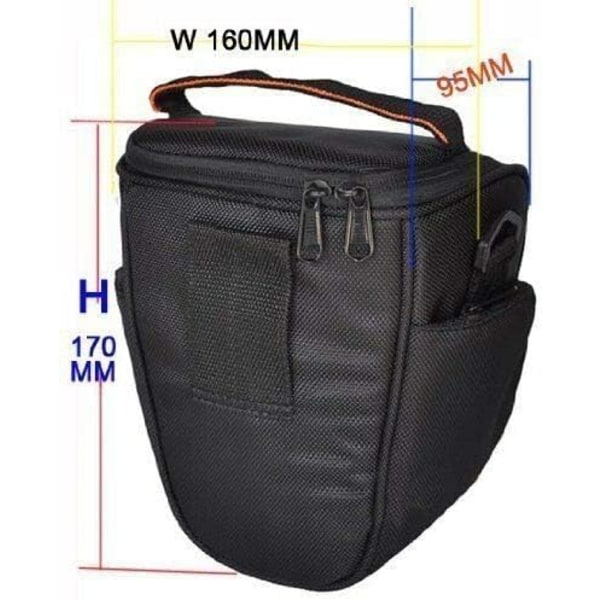 Kameraveske for Canon EOS 4000D, 2000D, 1300D,1200D,1100D,1000D,200D,250D,100D, 850D, 800D,750D,760D,700D,650D,600D, 550D, 500D, 450D, 80D,77D,