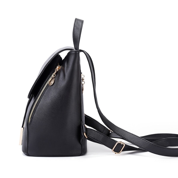 Ryggsäck Dam Elegant Väska Stor Skolväska Modern Ryggsäck black