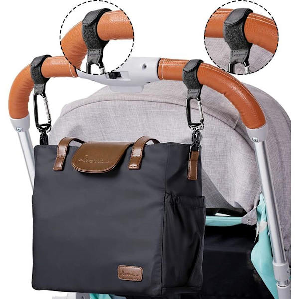 4-PACK Barnvagnskrokar Karbinhake -