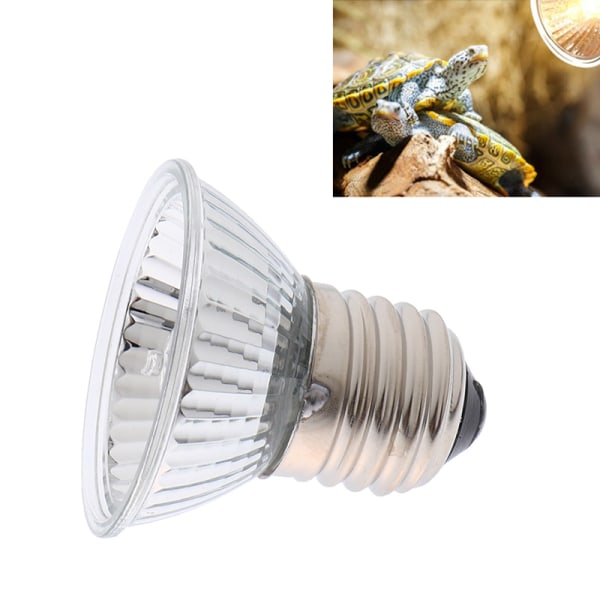 25/50/75W UVA+UVB 3.0 Reptillampe Pære Skildpadde Solar UV-lys 75W-220V