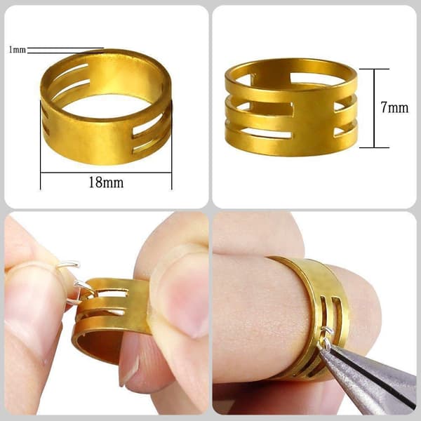 Sett for smykkefremstilling - Tenger, tråd, ringer - DIY