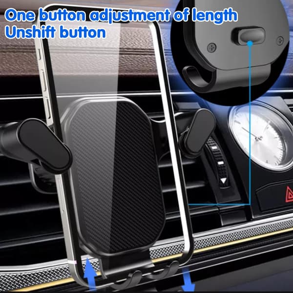Universal Bil Mobiltelefonholder 360 Rotasjon Luftventil GPS Mou
