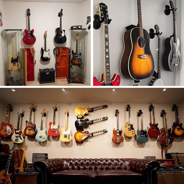 Gitarrväggfäste Gitarrväggfäste Gitarrtillbehör Gitarrfäste Gitarr Väggfäste Ukulele Väggfäste